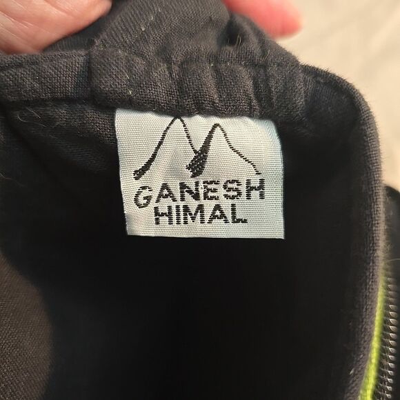 Ganesh Himal Trading Crossbody Flap Bag Cactus Desert BoHo Design Bright Green - Picture 8 of 10